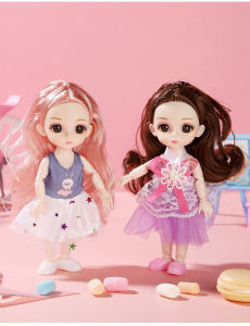 ตุ๊กตาบาร์บี้ ตุ๊กตาชุดเจ้า หญิงโลลิตัวน้อย ตุ๊กตา บาร์บี้เด็กเด็กผู้หญิง เด็กผู้หญิงของขวัญ ตุ๊กตาแต่งตัวได้