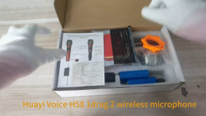 UHF Wireless Microphone Professional Dynamic Mic for Live Karaoke Singing Game Podcast Recording