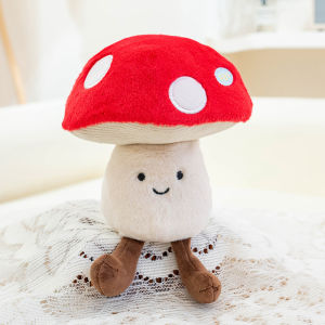 20cm Cartoon Vegetable Plush Doll Carrot Broccoli Pumpkin Eggplant Corn Mushroom Plush Toy Home Decoration Gift For Children