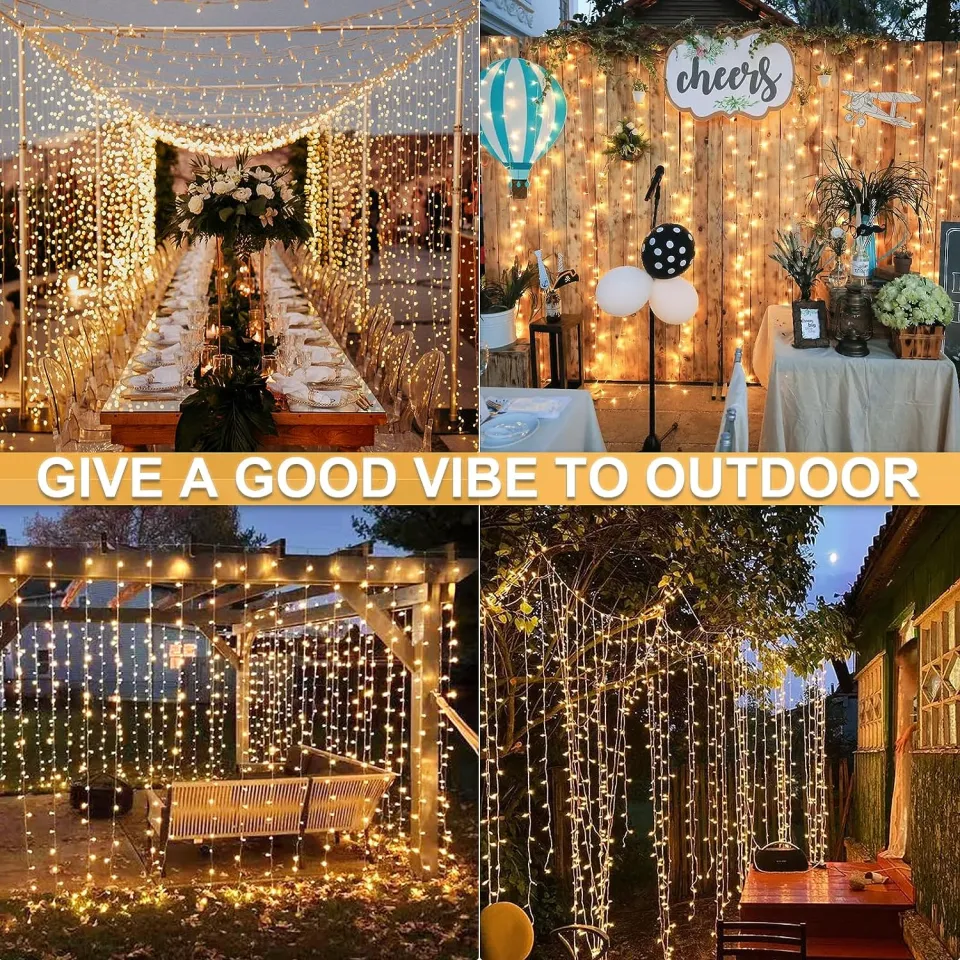 String Lights Solar Christmas Lights Waterproof Outdoor Fairy