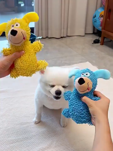 Dog Squeak Toy Dog interactive artifact Chewing Teeth Clean Toys Toys For Dogs Puppies Bone Toys
