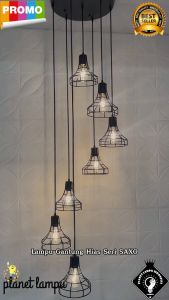 Lampu Gantung Hias Retro Minimalis 7 in 1