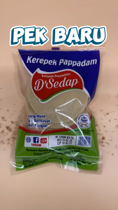 DSedap Papadom Round Raw Pappadam Appalam Food Extra Crunchy Less Salt & Non-Oily  Authentic Crackers