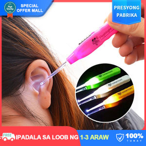 【Multifunctional】Luminous Ear Pick Cleaner with LED Light Ear Wax Cleaning Tools for Kids Men Women