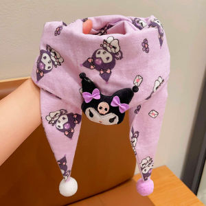 Ấm Áp Mềm Khăn Choàng Trẻ Em Cho Bé Gái Em Bé Cổ Ấm Áp Er Khăn Choàng Tam Giác Chống Gió Allmini Thương Hiệu Hoạt Hình Phong Cách Mùa Đông Mùa