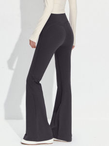 High Waisted Butt Lift Flared Yoga Pants