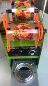 QME Mesin cup sealer/Mesin Press Gelas Plastik Cup Sealer 8oz-22oz
