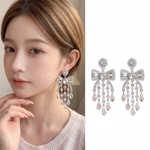 PINK EMPRESS | Elegant Party Wear French Luxurious Design Earrings