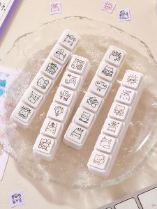 XINMO | Cute Cat Diary Stamp Kit Planner