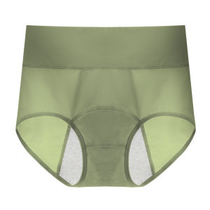 Quần lót nữ MiiOW bằng cotton cạp cao chống thấm và thoáng khí
