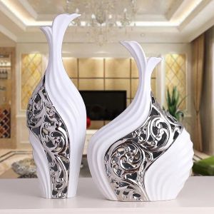 2 ประดับ เซรามิก กลวงออก บ้าน ตกแต่งห้อง เล่นตู้ ทีวี ขวัญ ขึ้น บ้าน ใหม่ ใหม่ ราคา