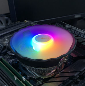 RGB CPU Air Cooler 90mm PC Processor Cooling Fan for Intel LGA1366 1150 1151 1155 1156 1200 1700 X79 X99 AM4 AM3 2011 Ventilador