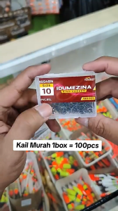 Curve Kail Daido Kotak Idumezina 100pcs Carbon Mix Carbon 100pcs per Box untuk Mancing Ikan Nila & Tawes