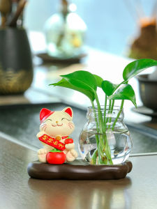 Bình Hoa Hình Mèo Vui Nhộn Dễ Thương Trang Trí Nhà Vườn TV Cabinet Màn Hình TV Phòng Khách Phòng Cưới Trang Trí Nhà Mới