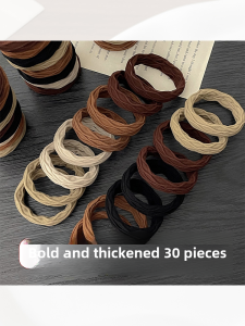 High Elasticity Durable Hair Ties for Women Adult Hair Bands Stylish Korean Style Hair Accessories for Bun Tail