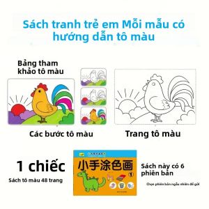 Sách Tô Màu Và Vẽ Tranh Cho Trẻ Em - 46 Trang Đồ Dùng Nghệ Thuật Giáo Dục Để Học Tập Sáng Tạo Quà Tặng Cho Bé Trai Và Bé Gái