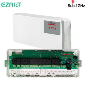 8 Sub-Chamber Central Heating Hub Controller Floor Water Heating System For Gas Boiler Pump Valve Actuator Smart WIFI Thermostat