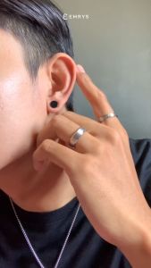 Emrys LEO 1 PCS Anting Magnet TITANIUM Anti Karat Pria dan Wanita