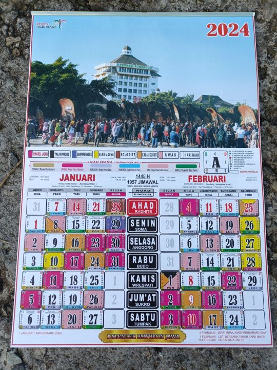 Kalender 2024 : Kalender Pawukon 2024 / Kalender Jawa Candrasengkala