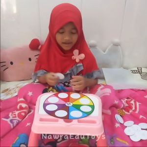 Mainan Edukasi Mencocokkan Warna & Angka MATCHING COLOR NUMBER COOKIES montessori toys