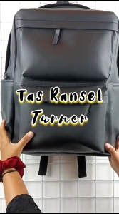 TAS  RANSEL KULIT WATERPROOF LEPTOP PREMIUM QUALITY - Tas Punggung Pria & Wanita