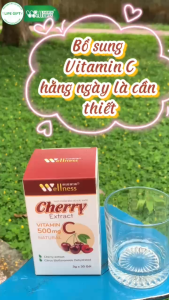 Cherry Extract bổ sung vitamin C tăng cường miễn dịch (30 gói)