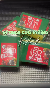 Hallobestie - Spons Cuci Piring Busa Sponge Cuci Piring Busa Kotak Serbaguna Peralatan Dapur Termurah