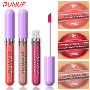 DUNUF Pearl Lip Gloss Moisturizing Lip Gloss Easy Color Lipstick