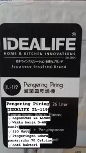 Pengering Piring IDEALIFE IL-119