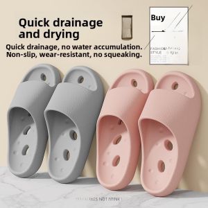 MONLEYTA | Buy One Get One Free Bathroom Slippers Mens Indoor Home Couples Special Leakproof Bathing Anti-slip Flip Flops Women