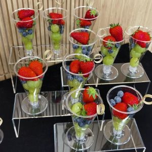 ชามน้ำแข็งพลาสติกแข็งโปร่งใสขนาดเล็ก ชามousse ชามเนยแข็ง ชามน้ำแข็ง ชามพลาสติกแบบฉีดขึ้นรูป ชามน้ำแข็งแบบยาว ชามน้ำแข็งแบบถ้วย