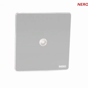 Titanium V11TV-B 1 Gang TV Outlet - Black