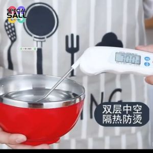Colorful Bowls Anti-scalding Drop-proof Stainless Steel / Melamine Soup Salad Bowls Home Dinnerware Tableware Safe for Kids