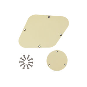 Two-pack (one large one small) LP Style Guitar Back Plate Control Switch Cavity Cover 10 Colors Available