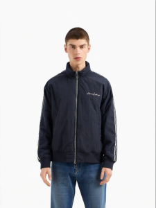 Armani Exchange | Hooded Stand Collar Lightweight Mens Sport Jacket