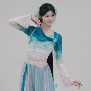 Quần Áo Biểu Diễn Khiêu Vũ Cổ Điển Di Zhi Yun New Gradient Performance Dance Costume Fairy Atmosphere Ancient Style for Women