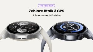 New Zeblaze Btalk 3 GPS Smartwatch 1.43" AMOLED Screen Dual Strap Make/Answer Phone Calls Heart Rate SpO2 Stress Tracking Watch