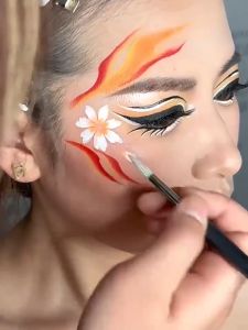 12 Warna Body Face Painting dan Kuas Cat Wajah Painting Wajah Body Painting