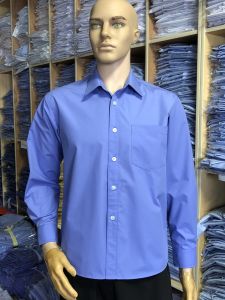 Mens Business Casual Shirt Standard Fit Short Sleeve Long Sleeve Thin Square Collar Work Clothes Polyester Cotton Blend