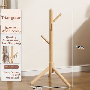 Baoyouni | Standing Indoor Wooden Coat and Bag Hanger