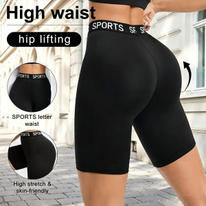 Womens Yoga Leggings Booty Lifting Fitness Sports Shorts High Waist Elastic Breathable Summer Workout Gym Casual Soft Shorts