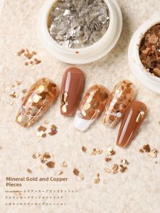 MONLEYTA | Luxurious Shiny 2025 Mineral Mica Nail Art New Year Decorations Japanese Style Nail Jewelry Ultra Sparkling Fashionable Trend