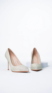 Tricia Lew Pamelyn Womens Heels / Tricia Lew Pamelyn Kasut Wanita Tumit Tinggi 3.5 Inci