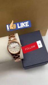 Cas_io tawaf design anti-clockwise women analog watch stainless steel in rosegold colour Free box & paperbag Malaysia Ready stock