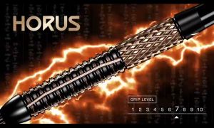 MISSION STEEL TIP DARTS - 21G/23G/25G Horus 97.5% Black Bronze PVD Tungsten Steel Darts Set
