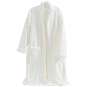 GRACE | Thick Warm Water Absorbent Bathrobe Coral Fleece