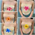 ROSY floral double lining tube summer top for women.. 