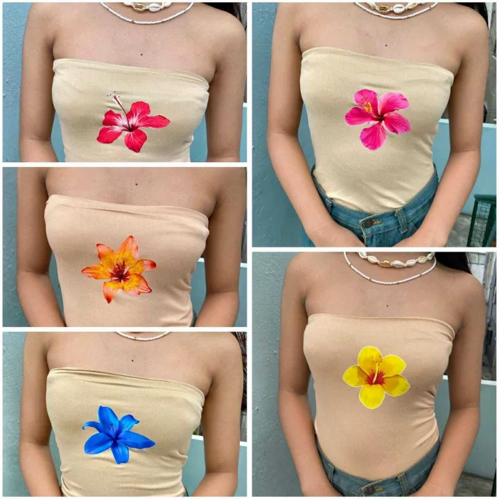 ROSY%20floral%20double%20lining%20tube%20summer%20top%20for%20women.%20-%20Image%203