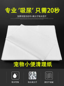 Pet Urinal Pad Dog Pee Absorbent Paper Odor Eliminator Cleaning Towel All-in-One Dog Pee Spot Remover Strong Absorbency