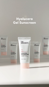 The Originote Hyalucera Gel Sunscreen SPF40 PA+++ | 3-in-1 Primer Moisturizer & Sunscreen | Pore Blurring & UV Protect